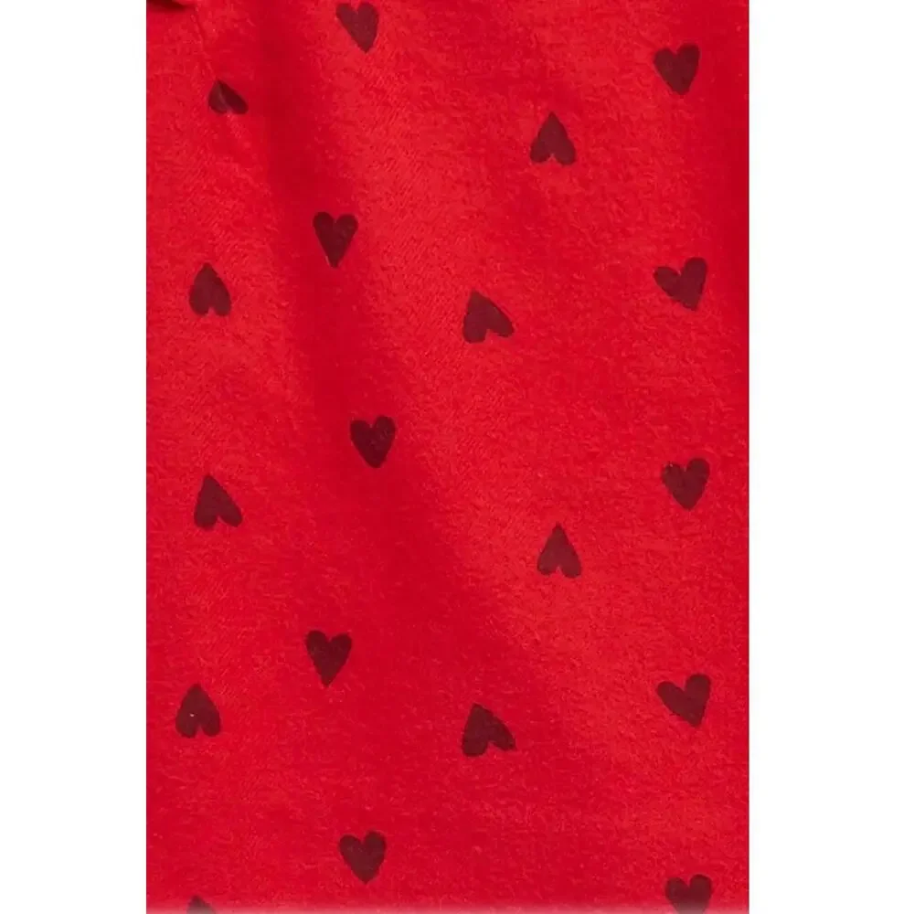 NWT Tucker + Take Girls' Red Ruffled Heart Print Top Youth Size 5